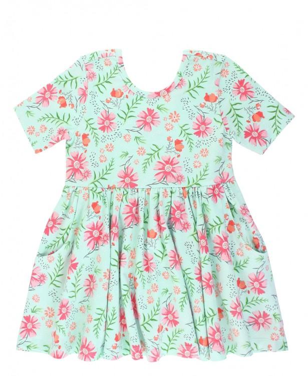 Rufflebutts - Running in Wildflowers Twirl Dress