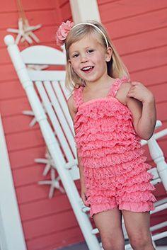 Spring and Summer Lace Petti Romper - Charlarue Kids