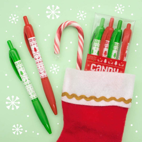 Scentco Black Candy Cane Pen, Pack of 4