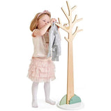 Tender Leaf Toys - Forest Coat Stand for Kids Room - High-Grade Wooden Tree Coat Rack Stand for Kids Clothing - Super Easy Assembly