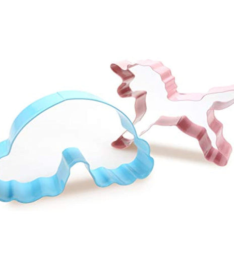 Handstand Kitchen - Rainbows & Unicorns Cookie Cutters Set (2 PC)