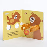 Hug Me Little Bear Finger Puppet Interactive Board Book - Charlarue Kids Retail
