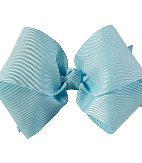 Mud Pie Light Blue Bow Clip