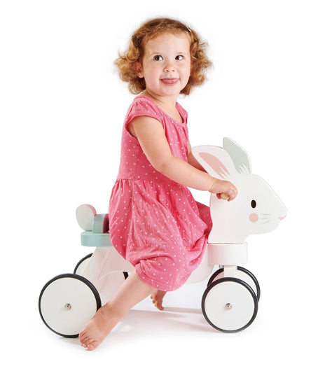 Tender Leaf Toys - Running Rabbit Ride On Toy For Toddlers