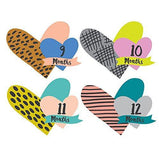 Lucy Darling - Little Heartbreakers Pregnancy / Baby Growth Stickers, Months 1-12 - Charlarue Kids Retail