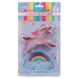 Handstand Kitchen - Rainbows & Unicorns Cookie Cutters Set (2 PC)