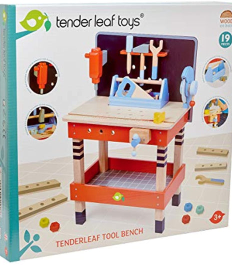 Tender Leaf Toys - Tool Bench For Kids (18 PC)