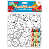 Scentco - Smell and Learn Scented Coloring Puzzle - Fruits Theme