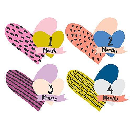 Lucy Darling - Little Heartbreakers Pregnancy / Baby Growth Stickers, Months 1-12 - Charlarue Kids Retail