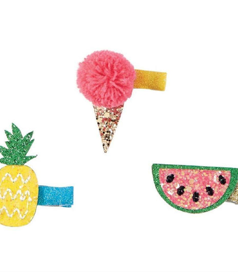 Mud Pie - Fun in the Sun Hair Clip Set of 3 - Charlarue Kids Retail