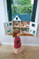 Tender Leaf Toys: Wooden Luxury Dovetail Doll House 28" Tall