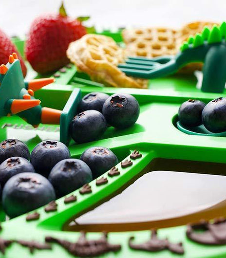 Constructive Eating - Interactive Childrens Plate - Dinosaur Theme - Charlarue Kids Retail