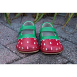 Squeaker Sneakers - Salini Strawberry Mary Janes - Toddler Girls - Charlarue Kids Retail