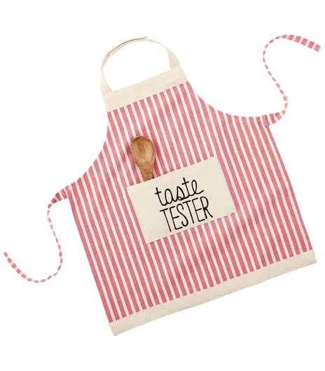 Mud Pie - Striped Apron & Spoon Set for Kids