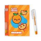 Scentco - Orange Scented Notepad With Glitter Gel Pen - Charlarue Kids Retail
