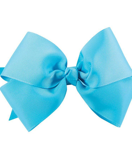 Mud Pie - Large Turquoise Hair Bow For Girls - Charlarue Kids Retail